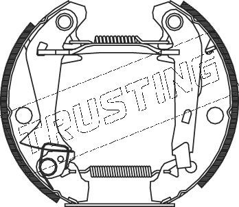 

Комплект тормозных колодок TRUSTING 5010