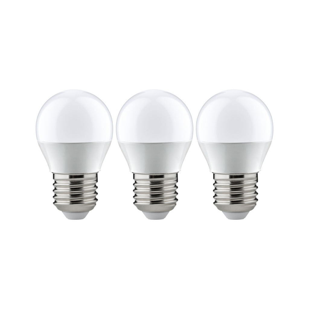 

LED 3er-Pack Tropfen 5,5W E27 230V 2700K 28579