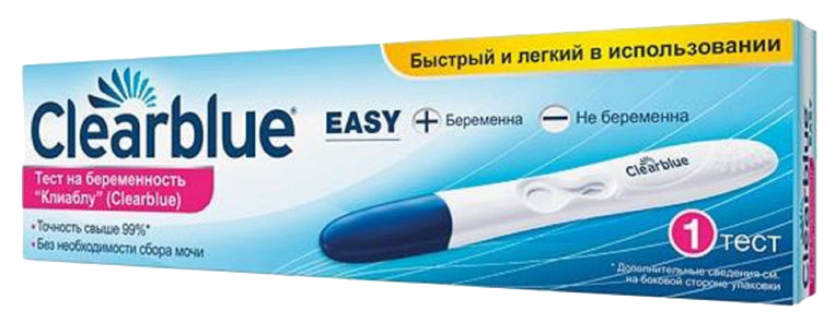 Купить Тест на беременность Clearblue easy цифровой 1 шт.