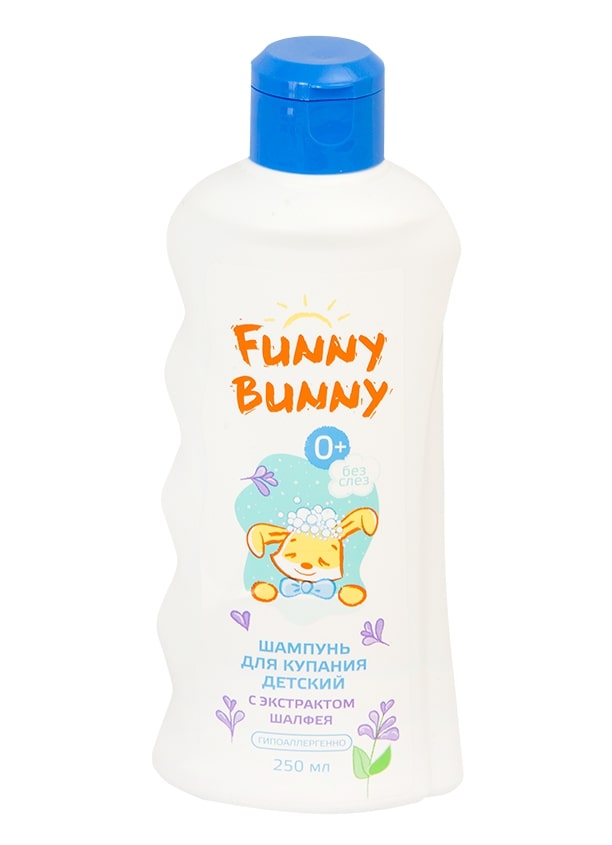 фото Шампунь для детей с шалфеем funny bunny 250мл