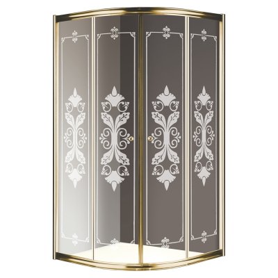 

Cezares Душевой уголок Cezares Giubileo R2 90x90 GIUBILEO-R-2-90-SCORREVOLE-CP-G профиль З