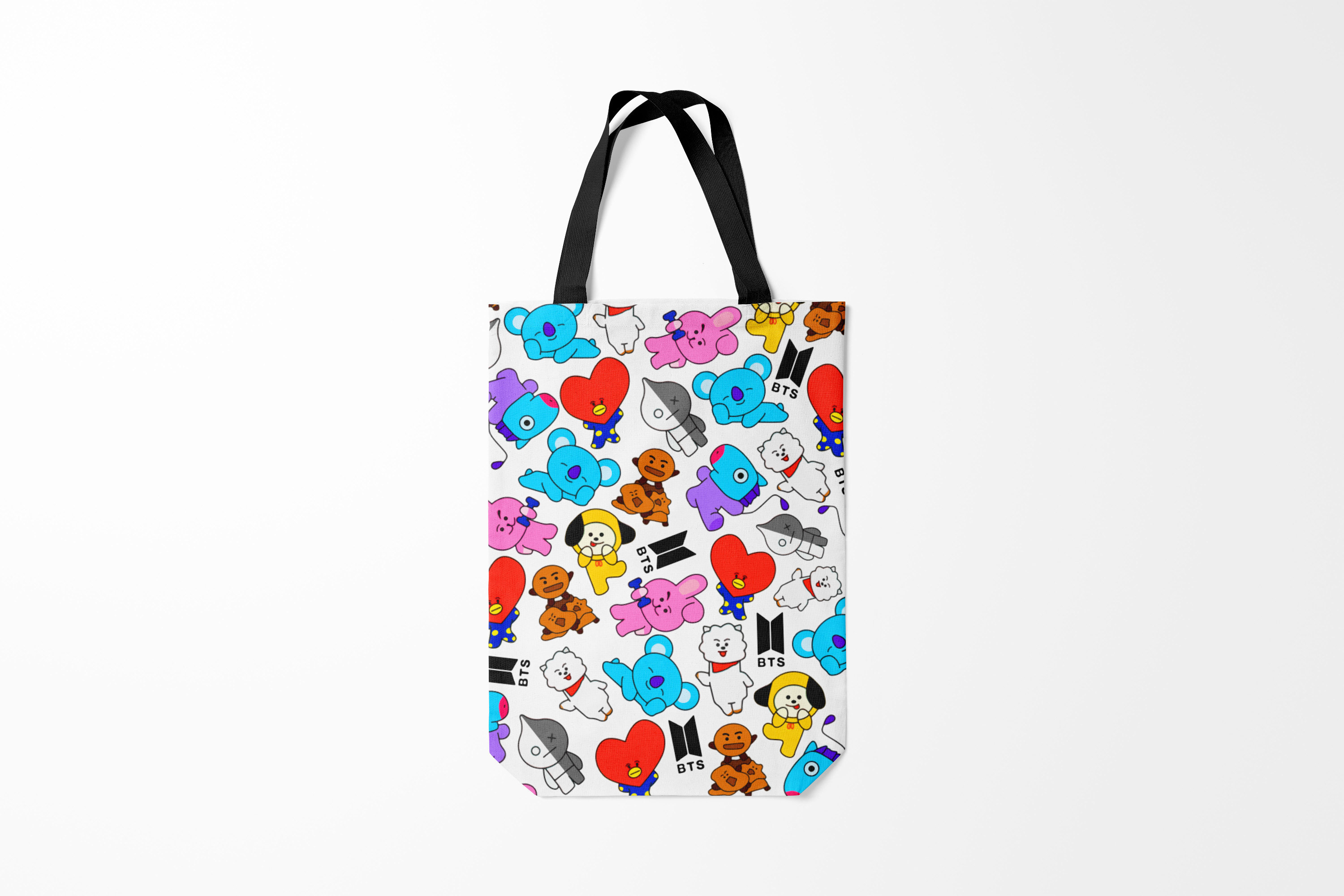 

Сумка шoппер унисекс Burnettie BTS BT21, белый, BTS BT21