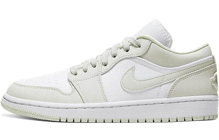 

Кеды унисекс Jordan Air Jordan 1 Low Spruce Aura бежевые 38.5 EU, Бежевый, Air Jordan 1 Low Spruce Aura