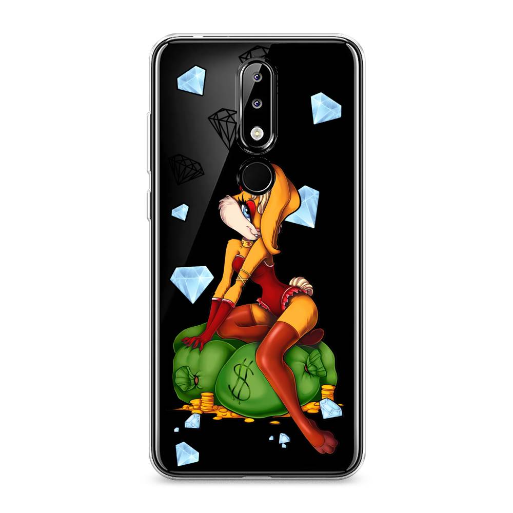 

Чехол на Nokia 5.1 Plus (X5) "Лола Банни с бриллиантами", Красный;оранжевый;зеленый, 121950-6