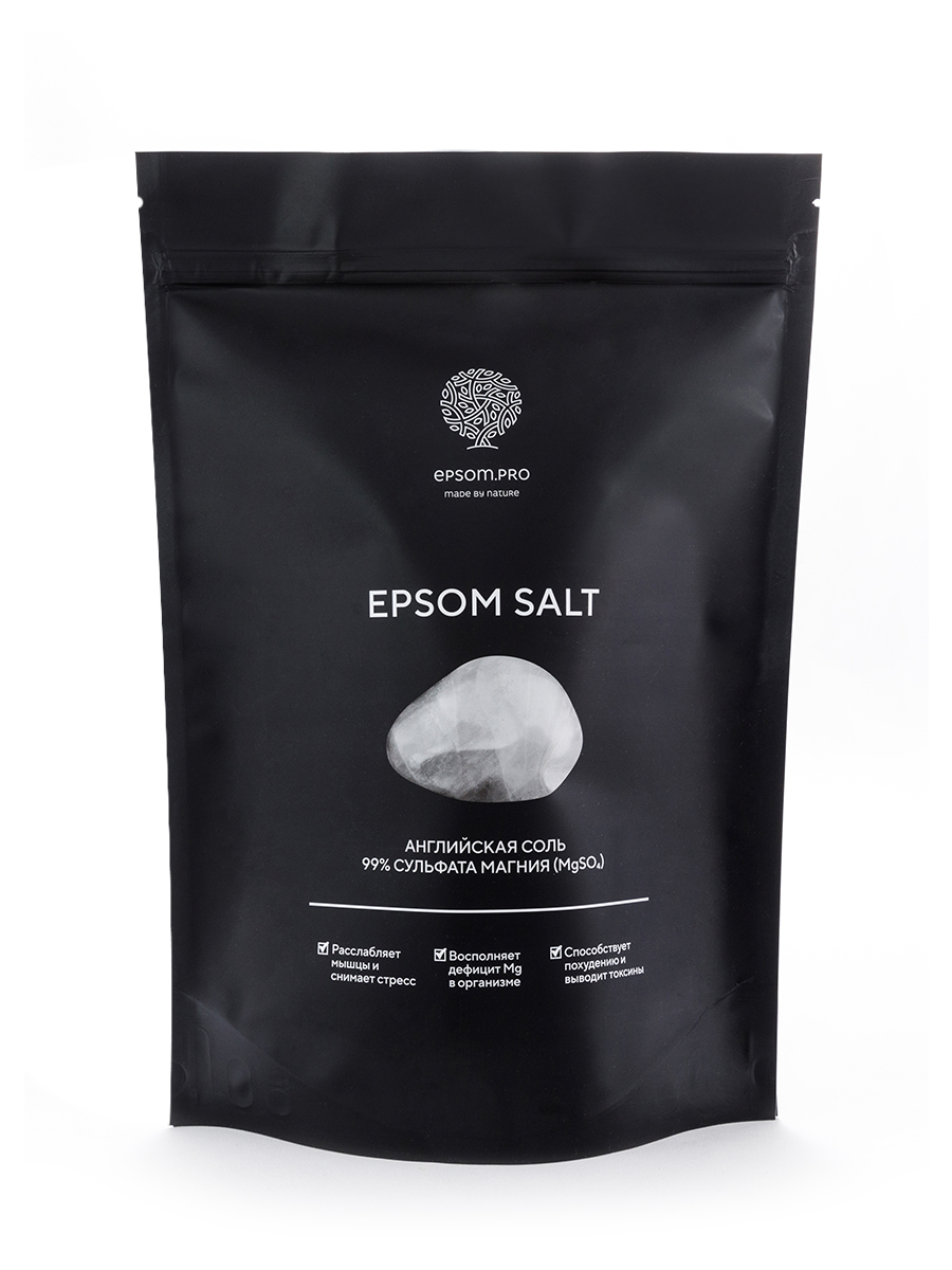 фото Соль для ванн, английская соль epsom, 5 кг salt of the earth