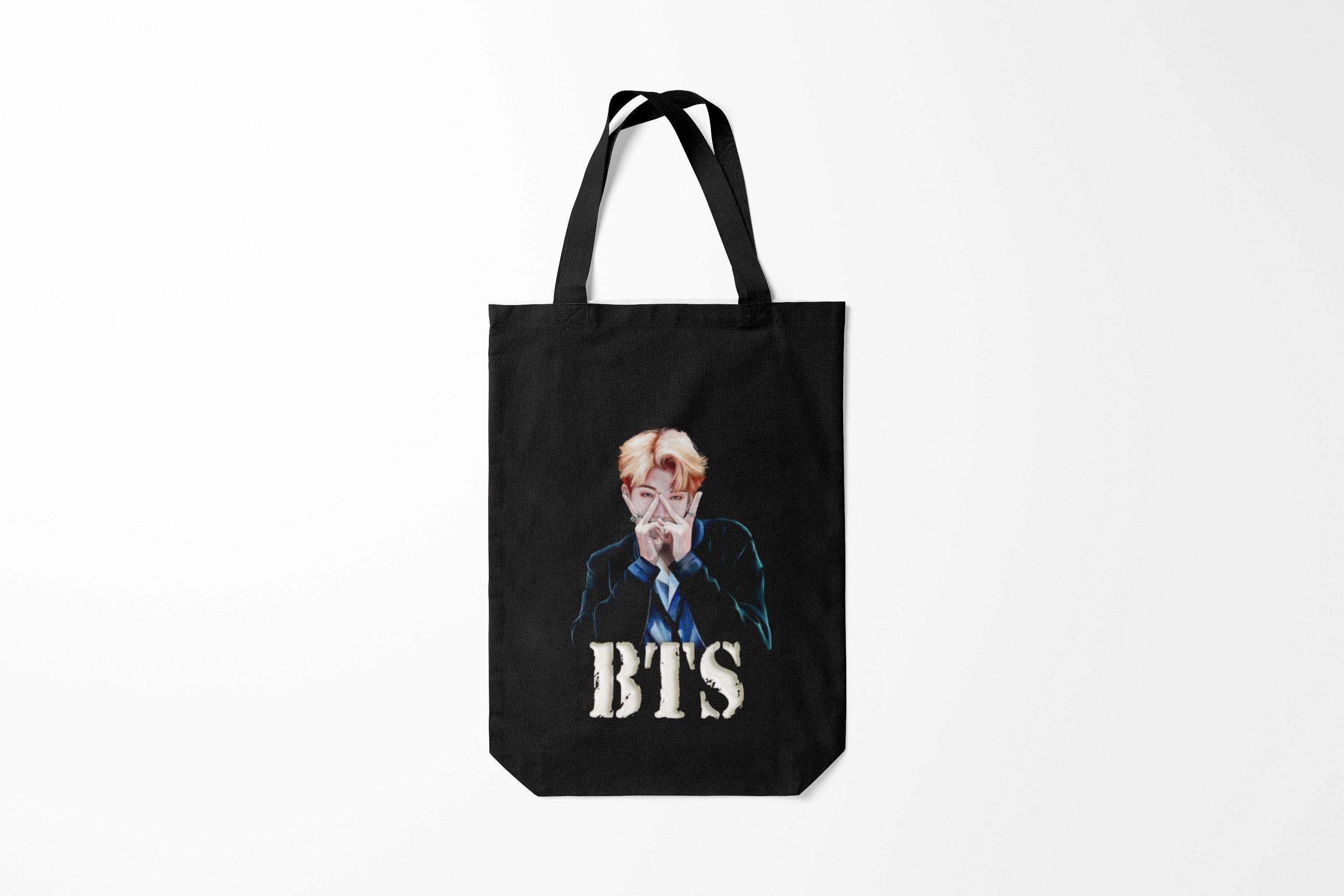 

Сумка шoппер унисекс Burnettie BTS, черный, BTS