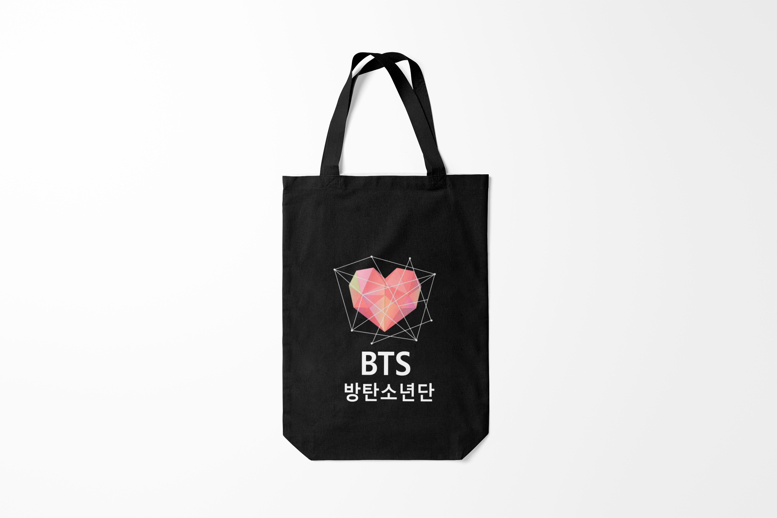

Сумка шoппер унисекс Burnettie BTS, черный, BTS