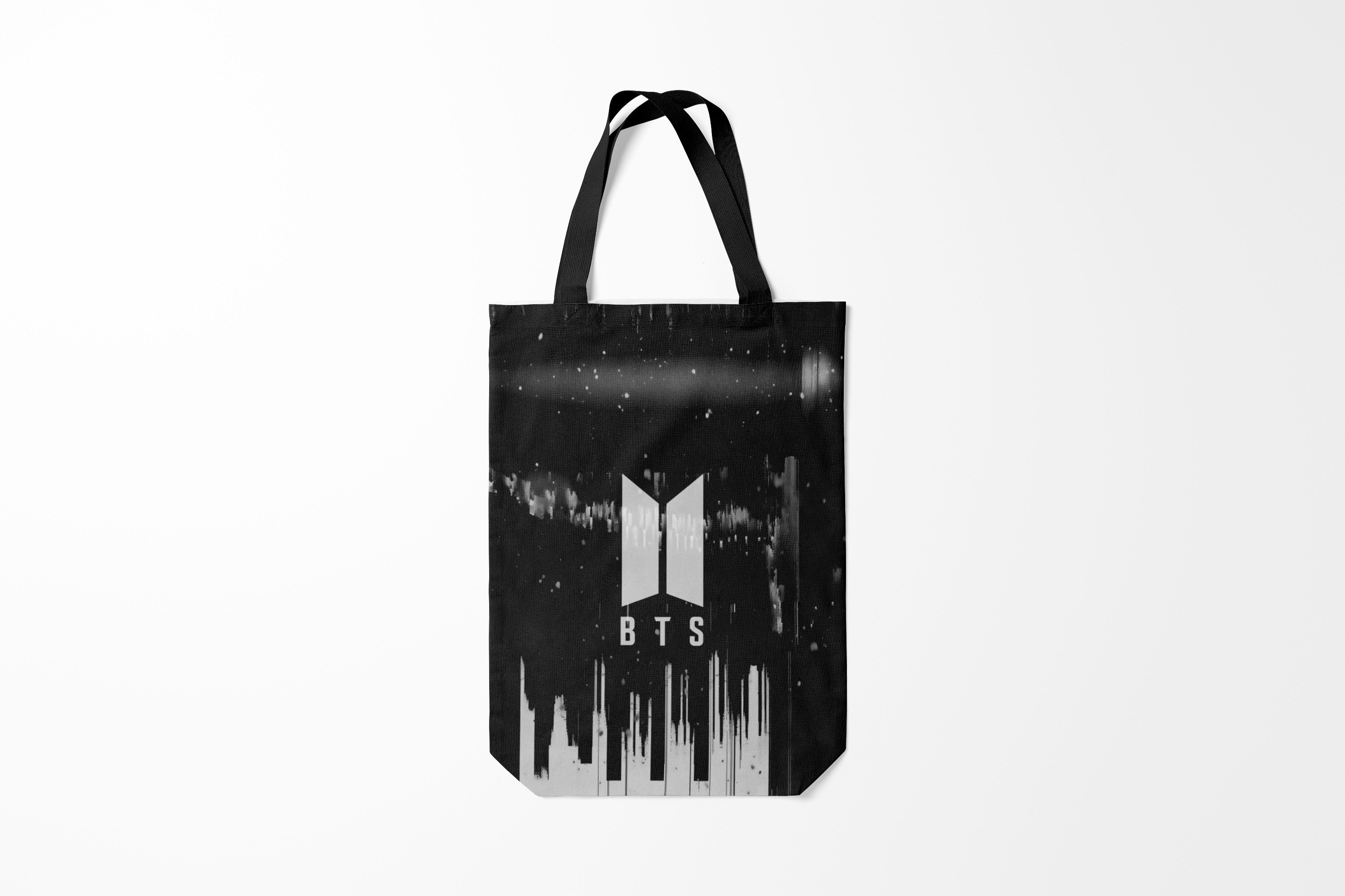 

Сумка шoппер унисекс Burnettie BTS, черный, BTS