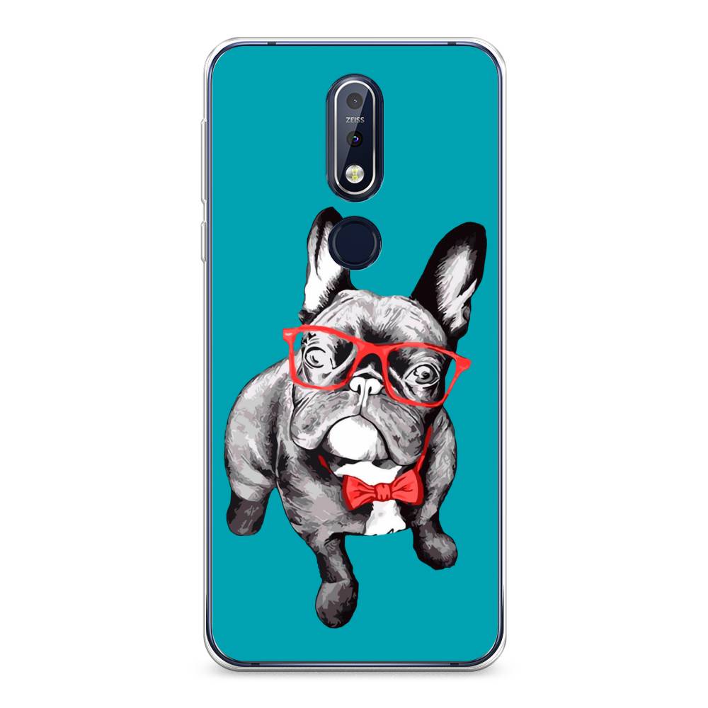 

Чехол на Nokia 7.1 "Французский бульдог", 122050-1