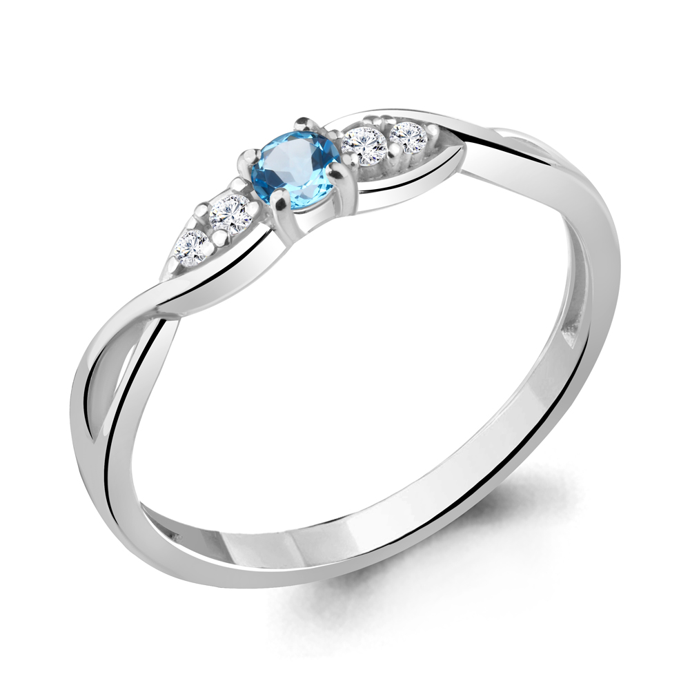 

Кольцо из серебра р. , AQUAMARINE 6948705А_925_р, 6948705А_925_р