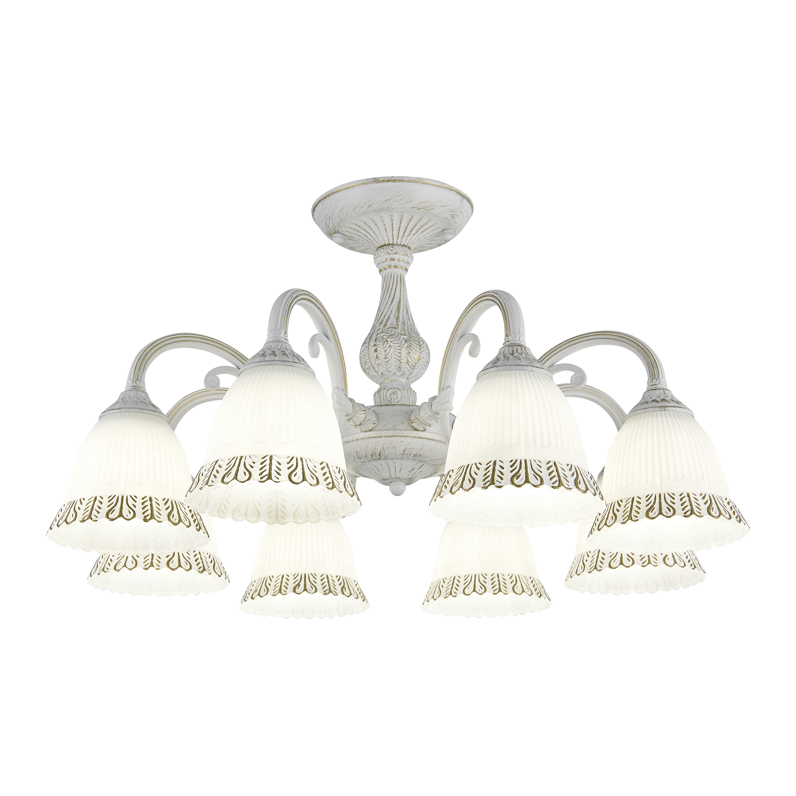 

Светильник потолочный Arte Perfetto Luce 3334.1258.8.WT.G 8хE27х40W, 3334.1258.8.WT.G