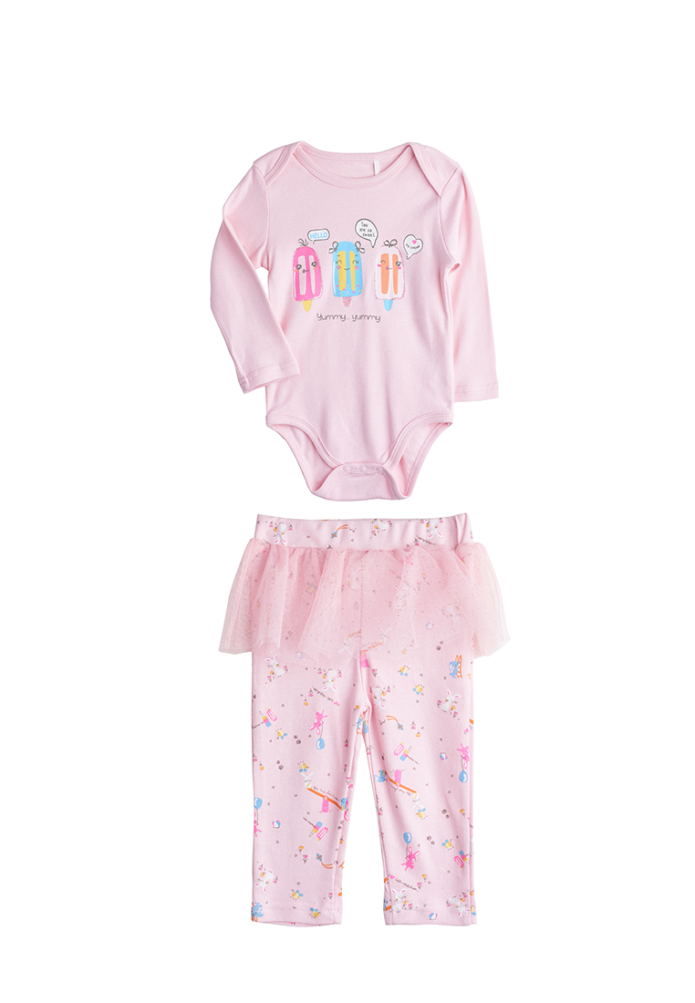 

Комплект одежды для новорожденных Kari baby SS19B12700729 розовый р.86, SS19B12700729