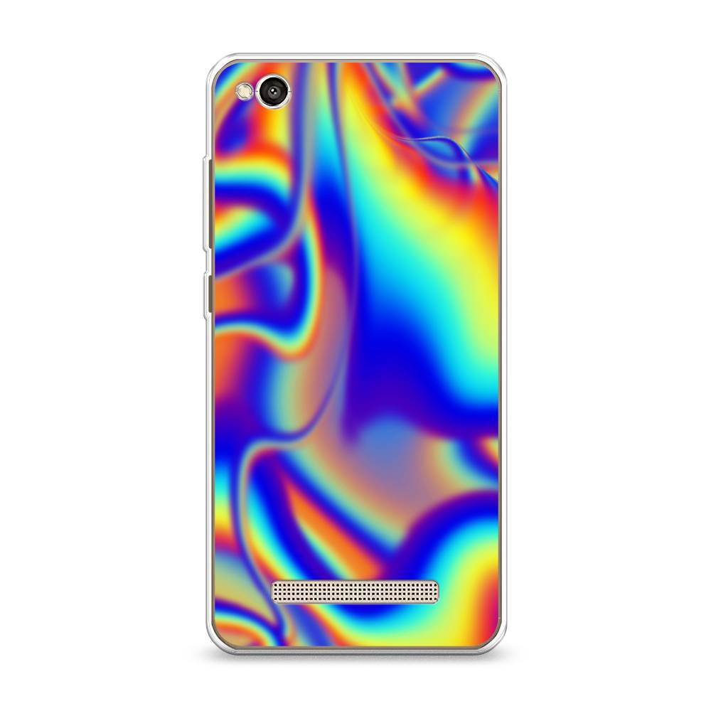 

Чехол на Xiaomi Redmi 4A"Яркая голограмма", Разноцветный, 31350-3