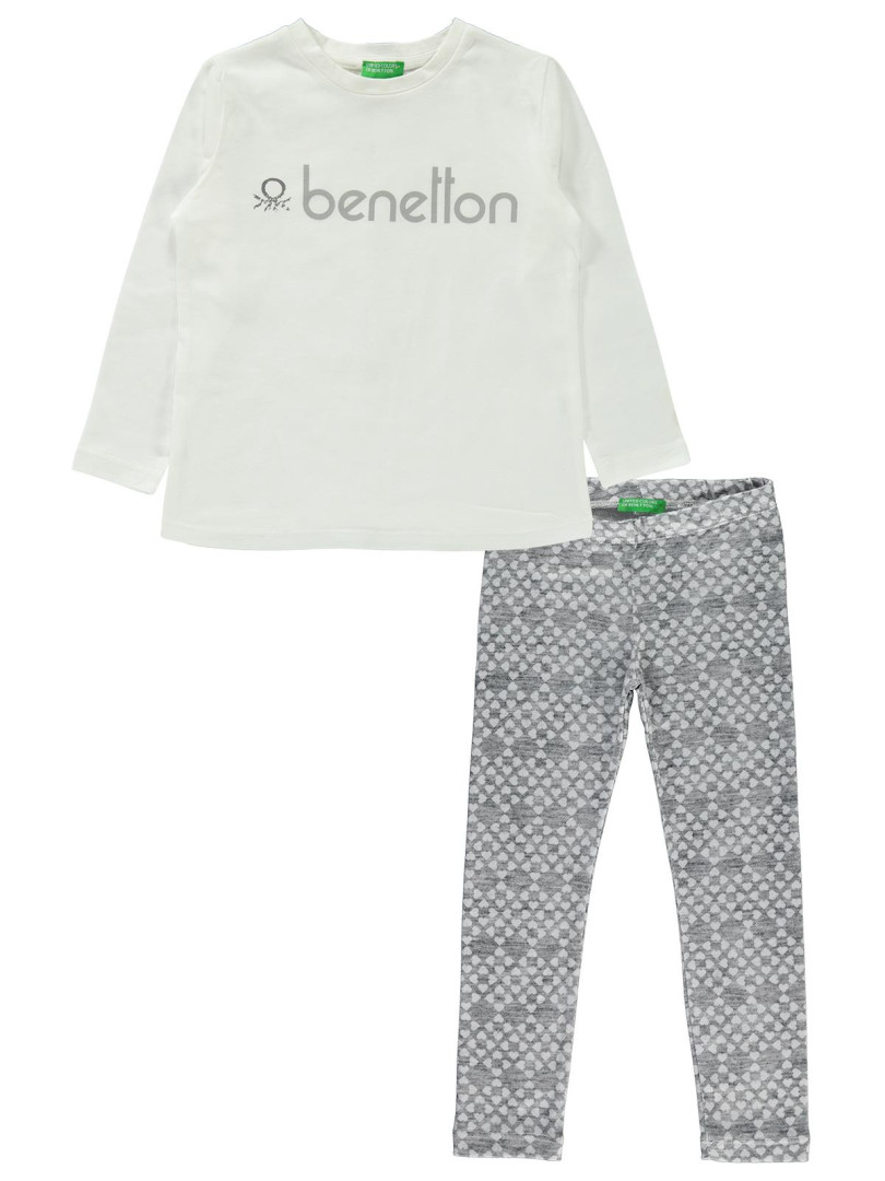 

Пижама BENETTON 22D38G097K11 белый 4-5 лет (доставка из-за рубежа), 22D38G097K11