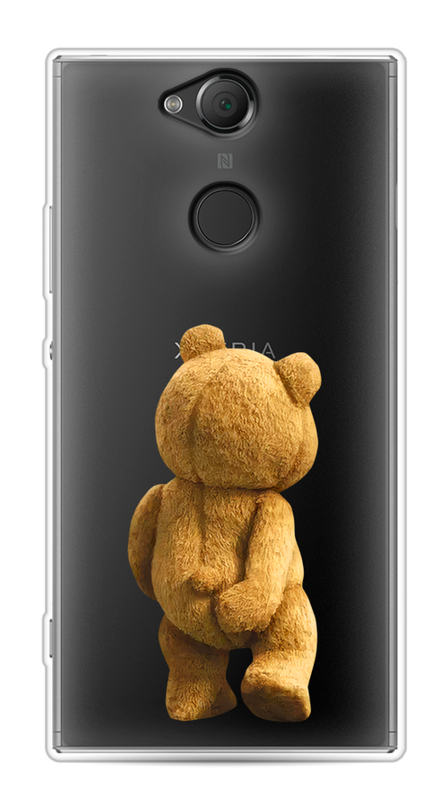 

Чехол на Sony Xperia XA2 "Медвежья спина", Коричневый;прозрачный, 53150-1