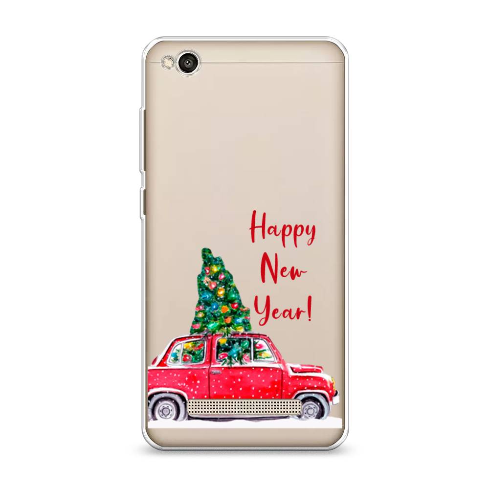 

Чехол на Xiaomi Redmi 4A"Happy New Year", Красный;зеленый, 31350-5