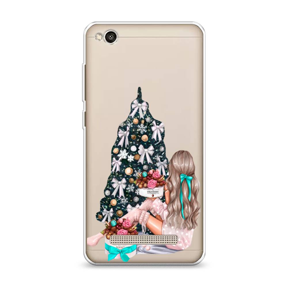 

Чехол на Xiaomi Redmi 4A"New Year", Зеленый;бежевый;голубой, 31350-5