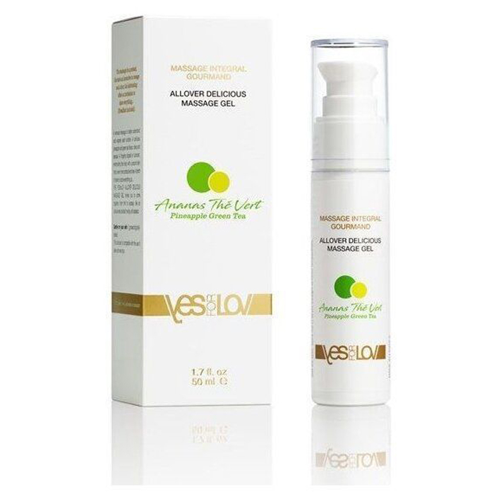 

Универсальный массажный гель 3 в 1 ананас-зеленый чай ALLOVER DELICIOUS MASSAGE GEL 50 мл