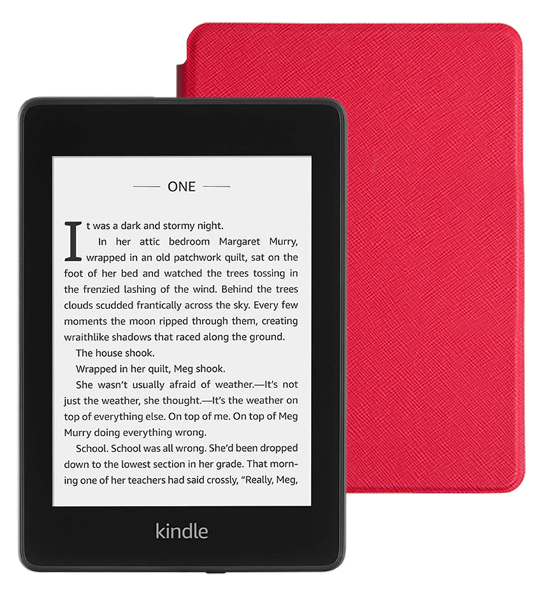 фото Amazon kindle paperwhite 2018 8gb special offer + обложка red