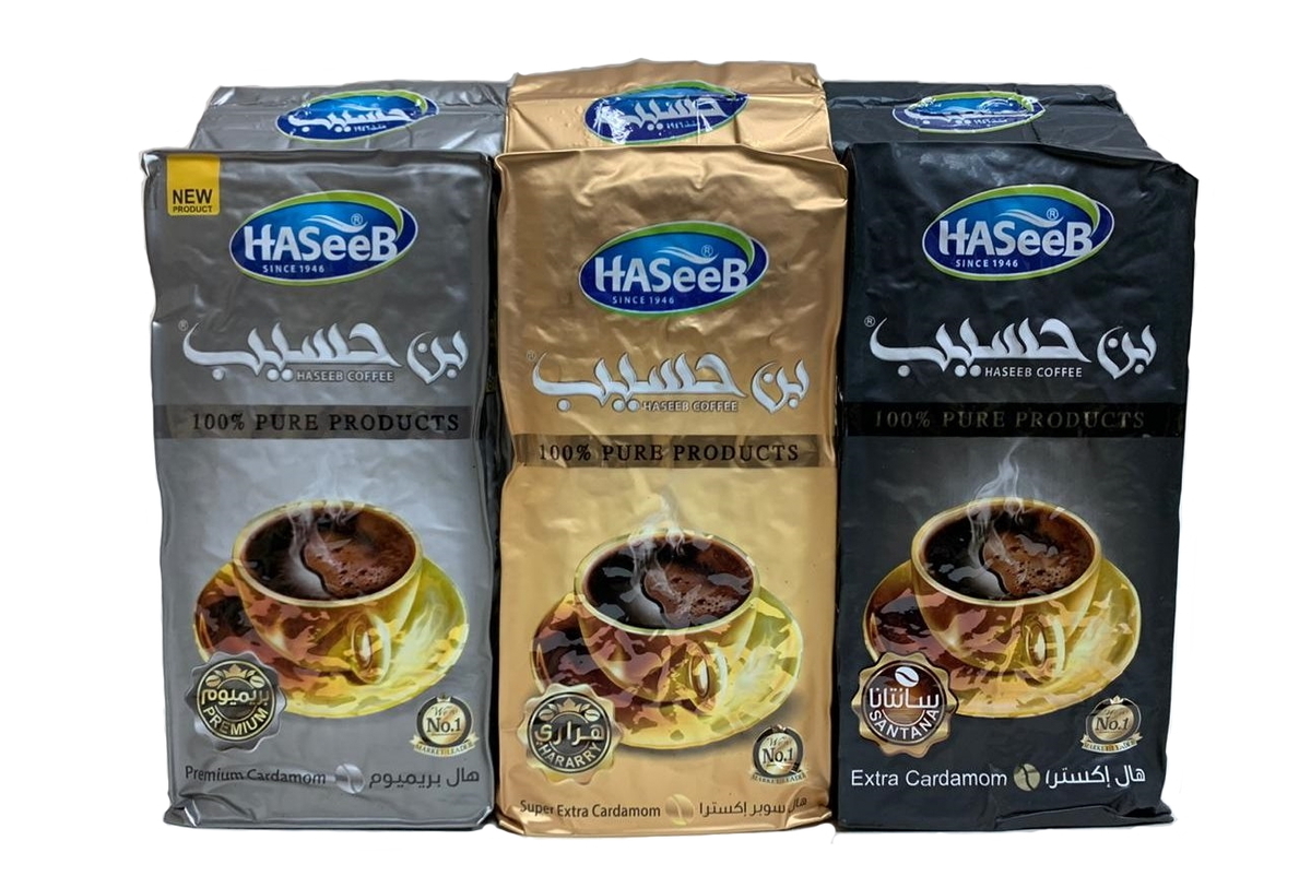 Кофе Арабский молотый с кардамоном Haseeb комплект №3-1 600 г