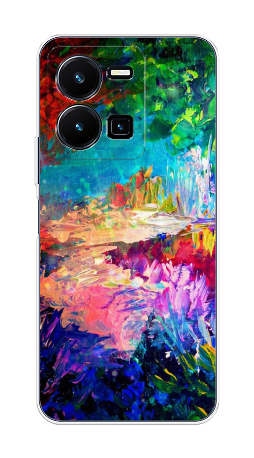 

Чехол на Vivo Y35 "Лес-гуашь", Синий;розовый;зеленый, 267250-4
