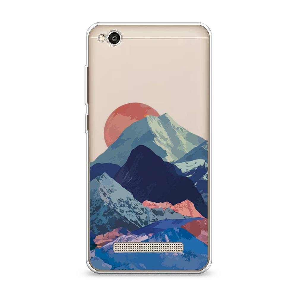 фото Чехол на xiaomi redmi 4a"закат в снежных горах" case place