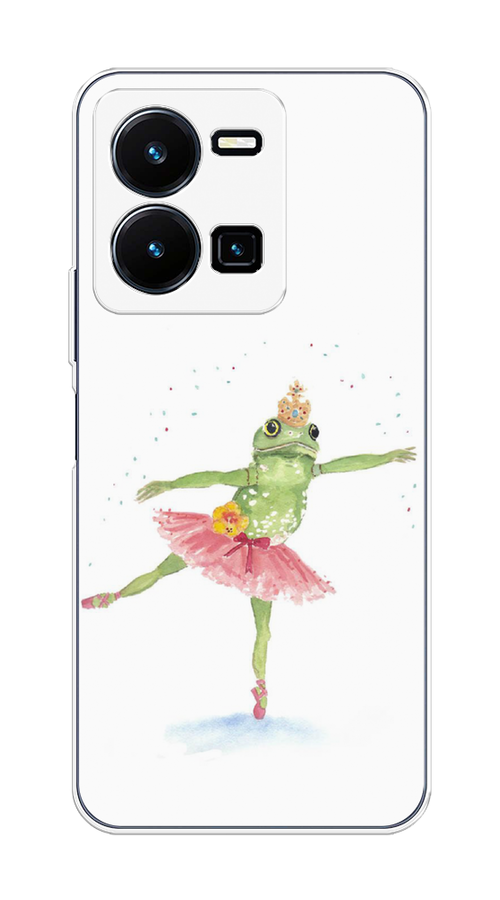 

Чехол на Vivo Y35 "Лягушка-балерина", Зеленый, 267250-4