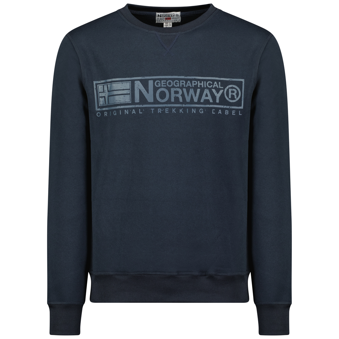 Свитшот мужской Geographical Norway WW6131H-GN синий 3XL