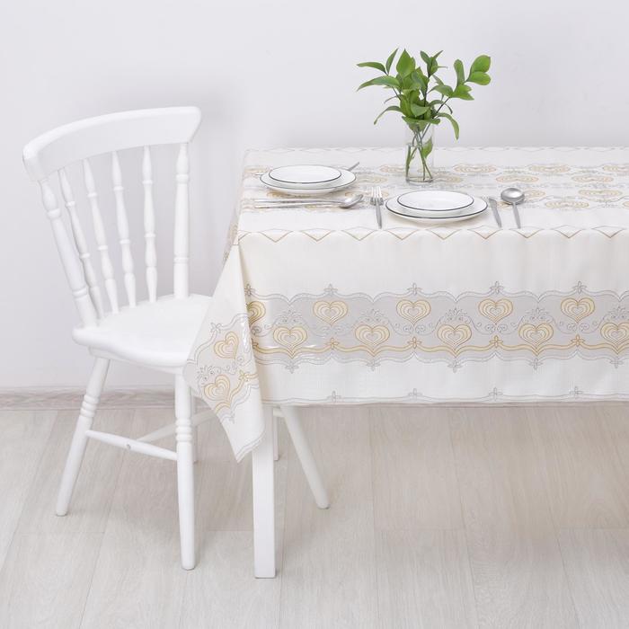 

Клеёнка ажурная Lace «Роман», ширина 137 см, рулон 20 метров, цвет бежевый