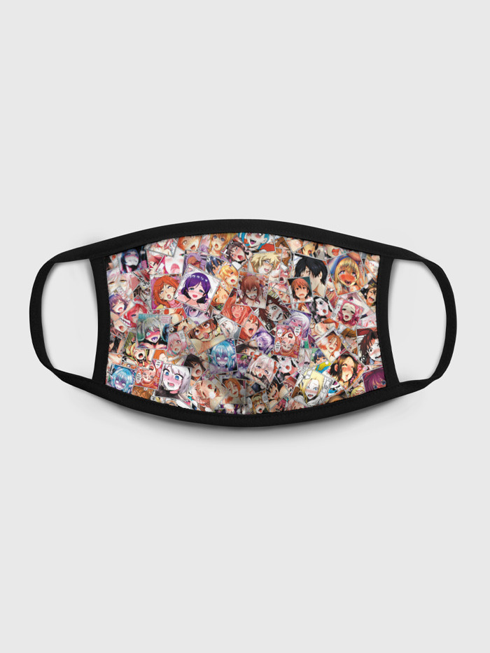 

Многоразовая маска унисекс Burnettie Color Ahegao Цветные Ахегао Девушки, Color Ahegao Цветные Ахегао Девушки