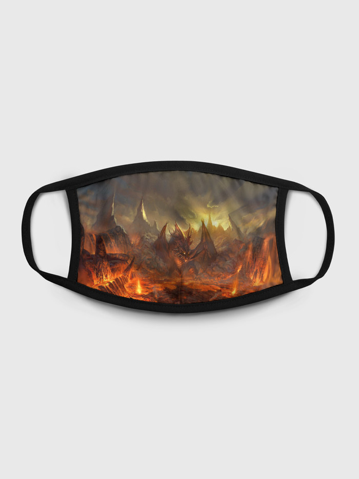 

Многоразовая маска унисекс Burnettie Fire Dragon, Разноцветный, Fire Dragon