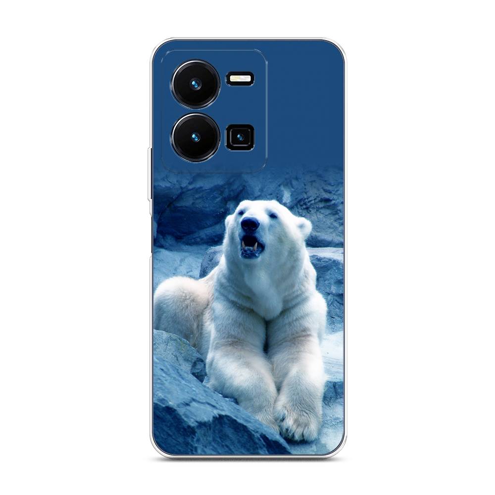 

Чехол для Vivo Y35 "Белый медведь", Голубой;белый, 267250-1