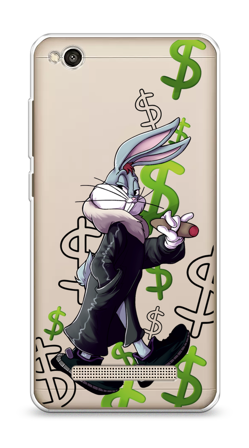 

Чехол на Xiaomi Redmi 4A"Rich Bugs Bunny", Зеленый;черный;голубой, 31350-6