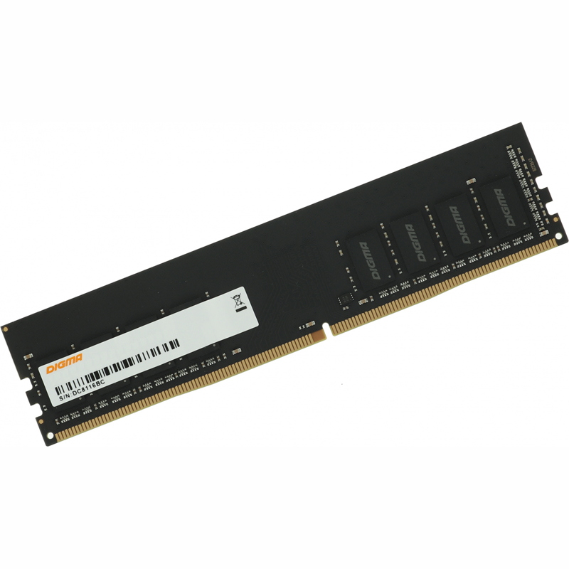 Модуль памяти Digma DDR4 16Gb 2666MHz (DGMAD42666016S) CL19 DIMM 1.2В