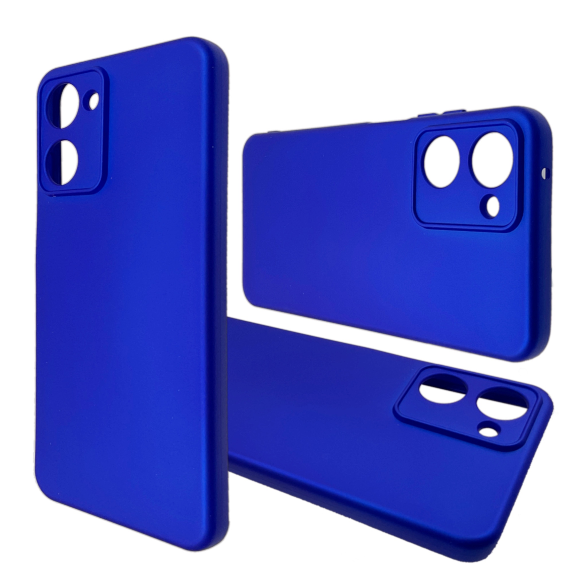 

Чехол с подкладкой QVATRA для Realme 10 синий, для Realme 10 синий