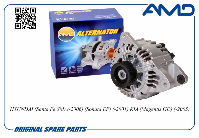 

Генератор 37300-37400 AMDEL149 POLY-V6 HYUNDAI Santa Fe SM -06 Sonata EF -01 KIA Magentis