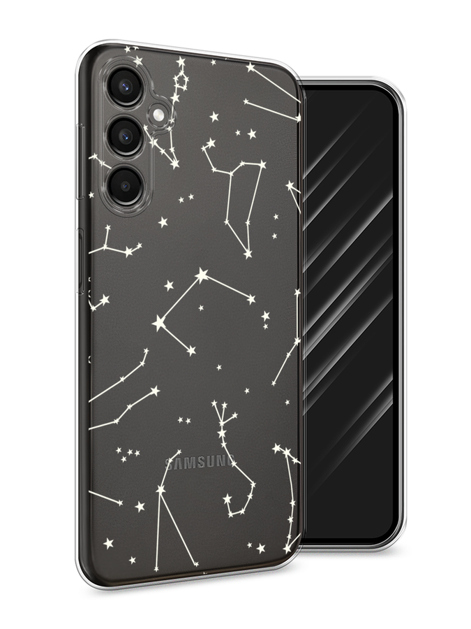 

Чехол Awog на Samsung Galaxy A24 "Созвездия", Прозрачный;серый;бежевый, 2108050-1