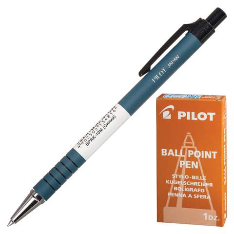 

Ручка шариковая Pilot 141862, синяя, 0.7 мм, 12 штук