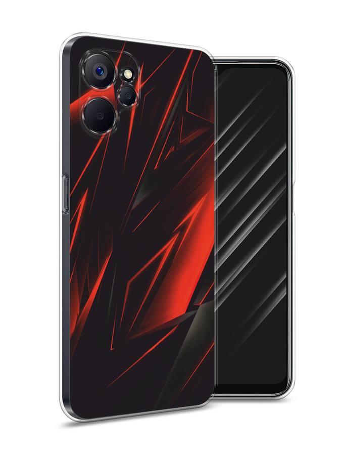 

Чехол Awog на Realme 10 5G "Игровой фон", Бордовый;красный;черный, 2512650-1