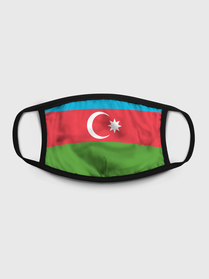 

Многоразовая маска унисекс Burnettie Азербайджан, Разноцветный, Азербайджан