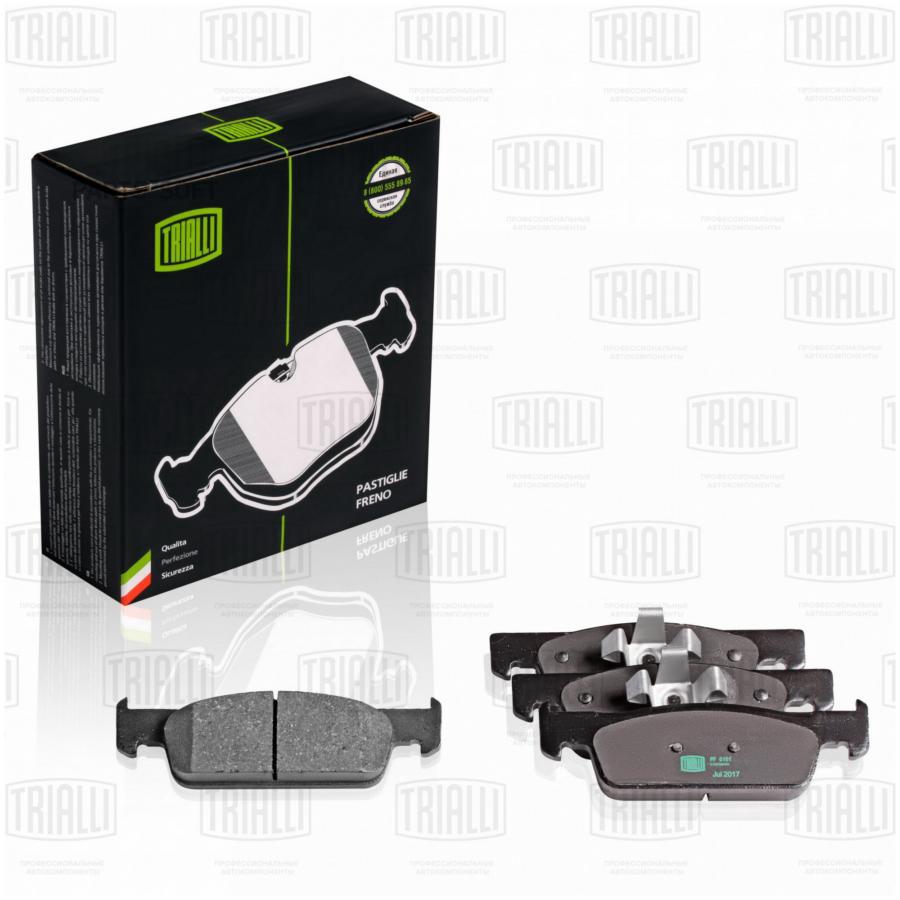 

Колодки Тормозные Дисковые Передние Renault Clio Iv 12> Trialli Pf0101