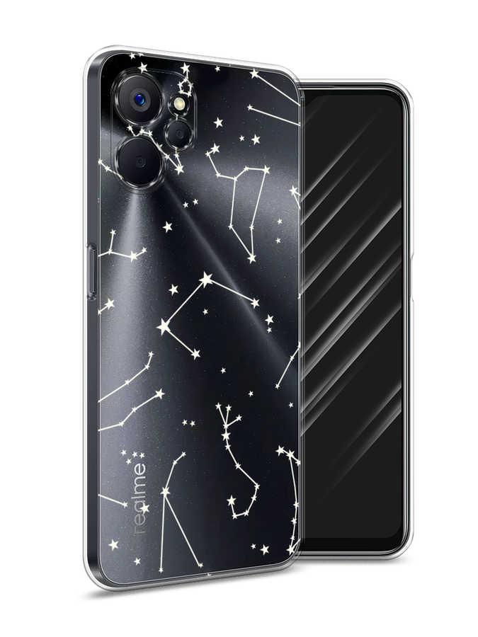 

Чехол Awog на Realme 10 5G "Созвездия", Прозрачный;серый;бежевый, 2512650-1