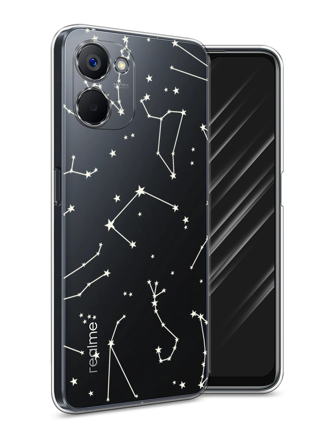

Чехол Awog на Realme V20 "Созвездия", Прозрачный;серый;бежевый, 2512950-1