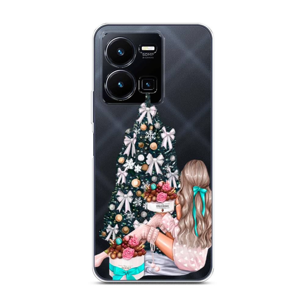 

Чехол для Vivo Y35 "New Year", Зеленый;бежевый;голубой, 267250-5