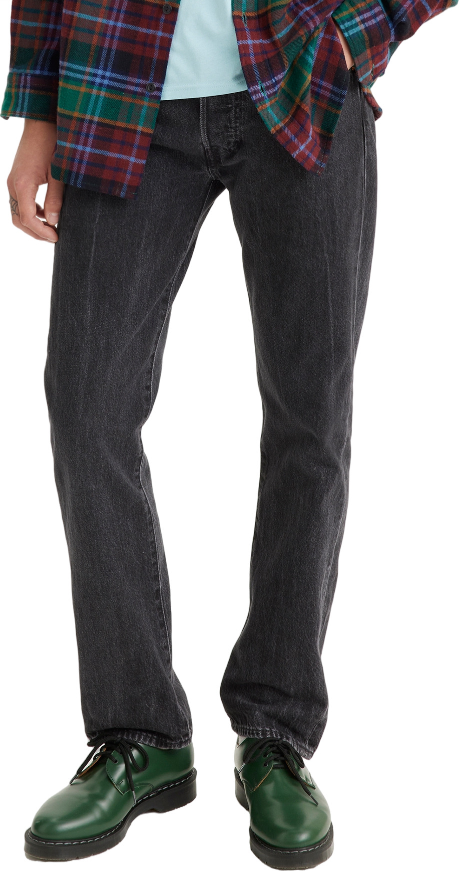 

Джинсы мужские Levi's Men 501 Original Jeans черные 33/32, Черный, Men 501 Original Jeans