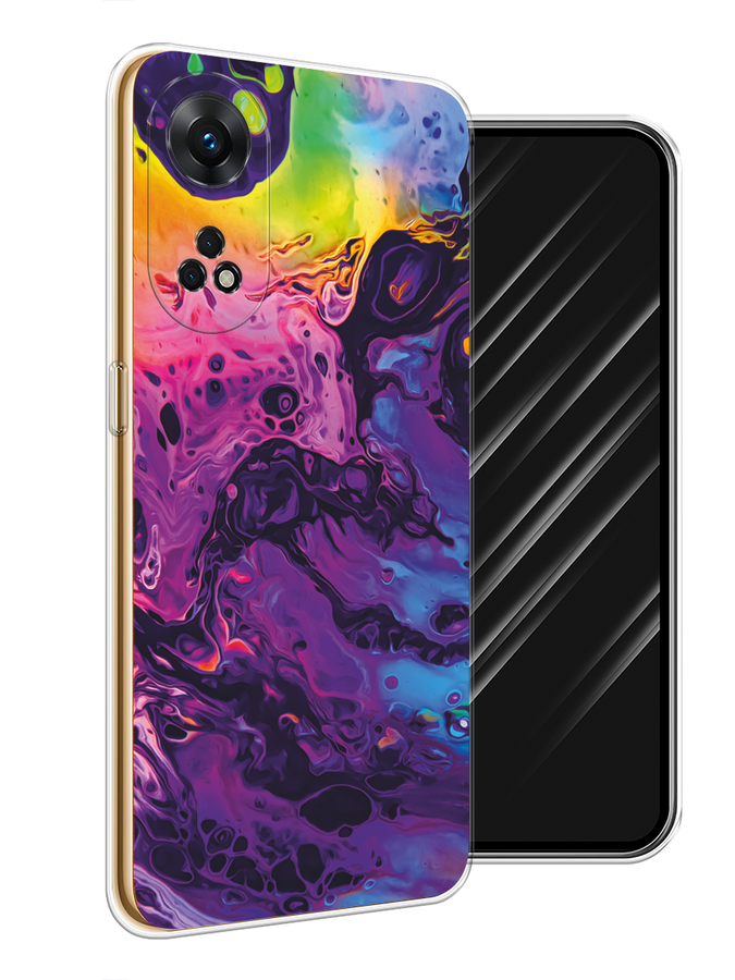 

Чехол Awog на Oppo Reno 8T 4G "ACID fluid", Бордовый, 2513250-1