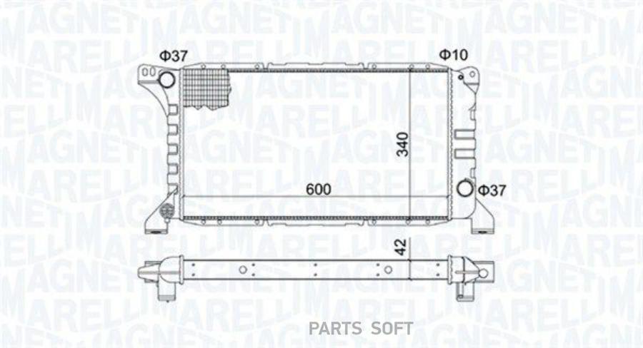 

Радиатор [600x335] MAGNETI MARELLI арт. 350213193500