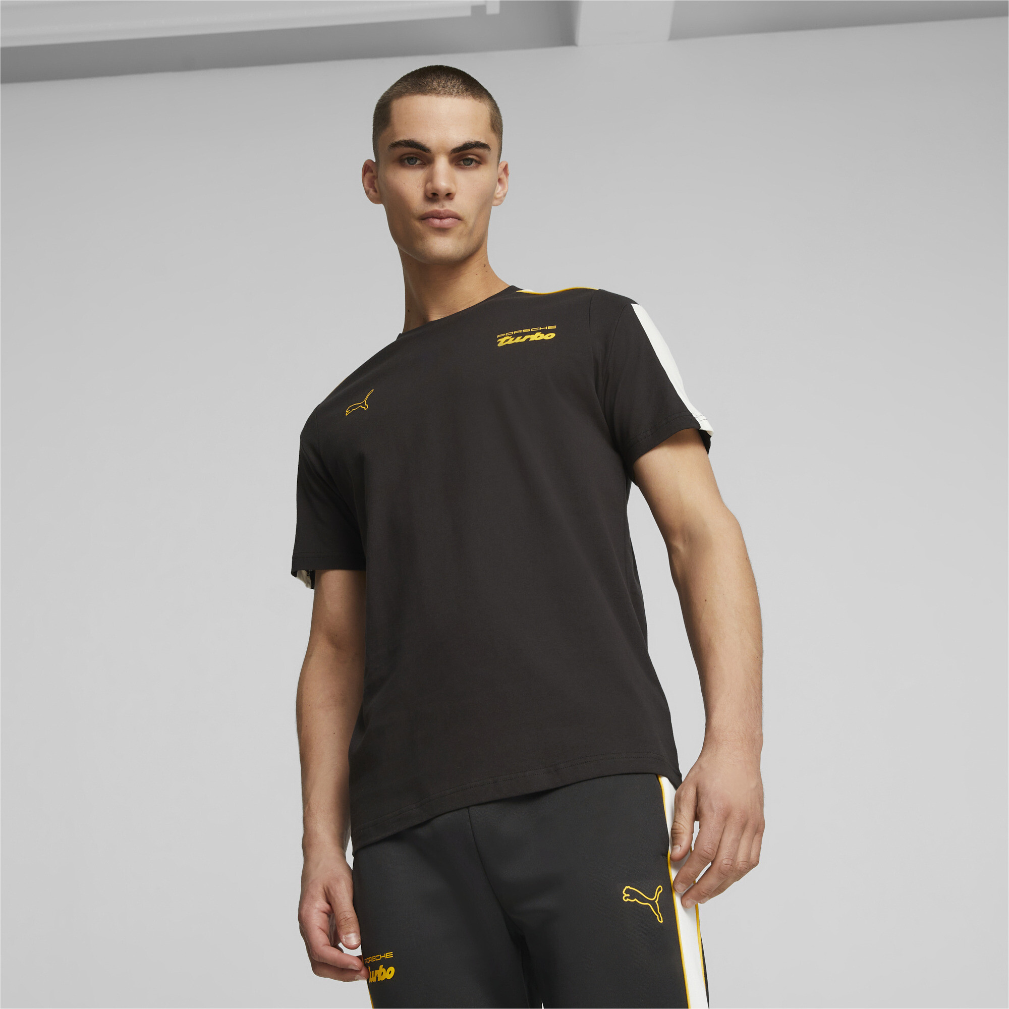 

Футболка мужская PUMA Mt7 Tee черная S, Черный, Mt7 Tee