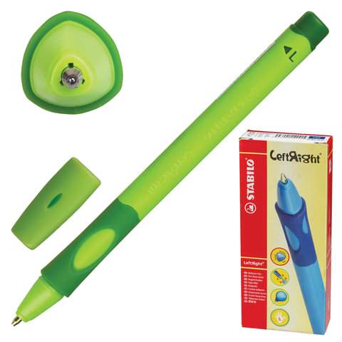 

Ручка шариковая Stabilo "Left Right" 142120, синяя, 0.4 мм, 10 штук