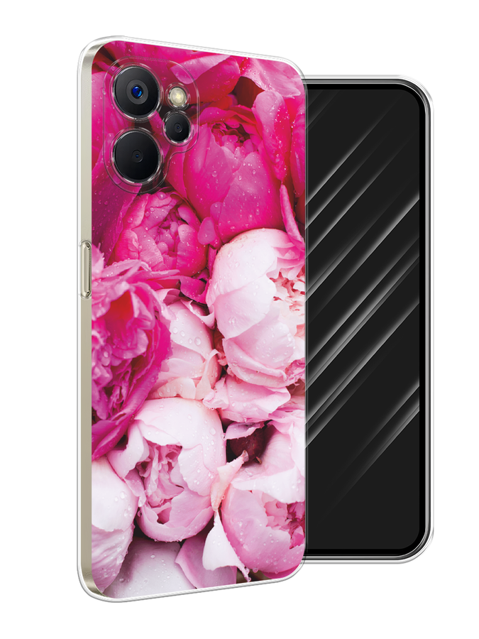 

Чехол Awog на Realme 9i 5G/10T 5G "Пионы розово-белые", Белый;розовый, 2513950-1